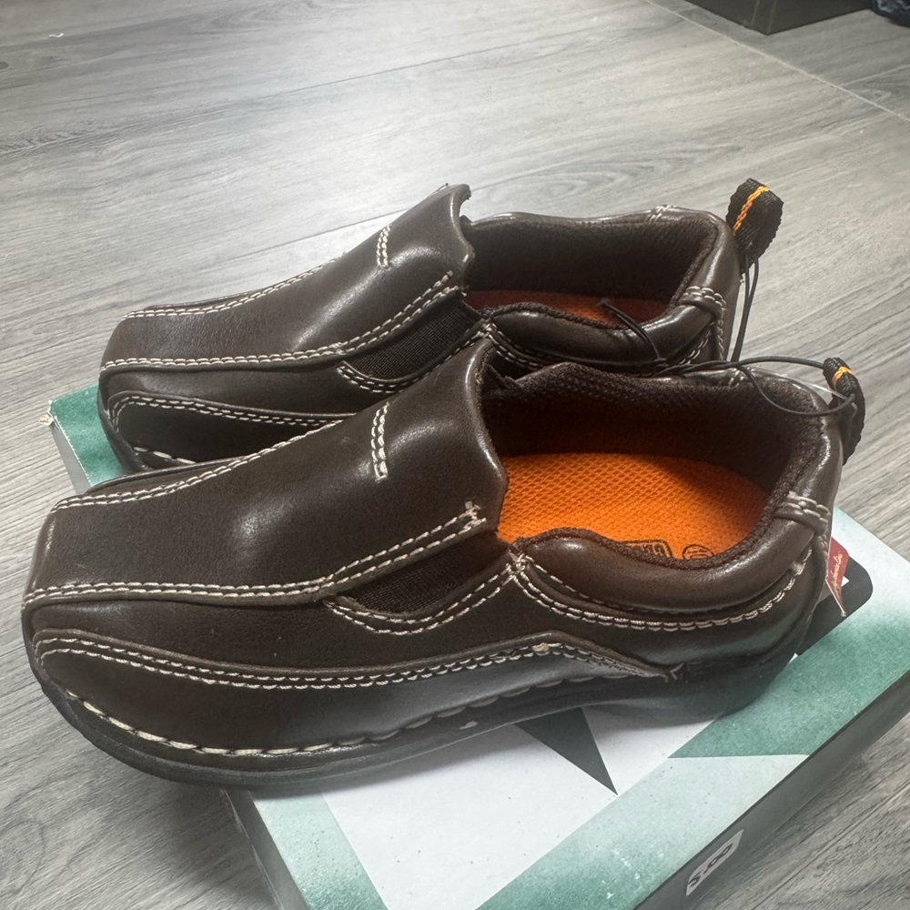 Faded Glory Dark Brown Slip-On Loafers